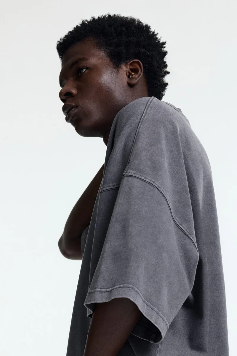 H&M  Oversized Fit T-shirt for Men | Best Price UAE